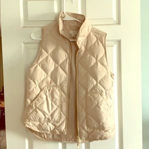 J crew quilted puffer vest Sz sm